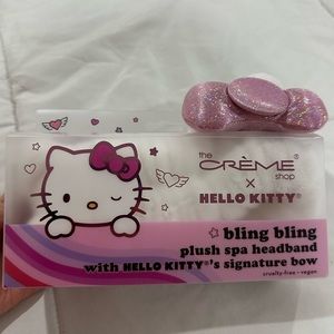 Hello Kitty Plush Spa Bow Head Wrap
